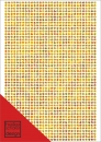 Bügelpailletten 3mm in Hologramm Gold 1568 Stück